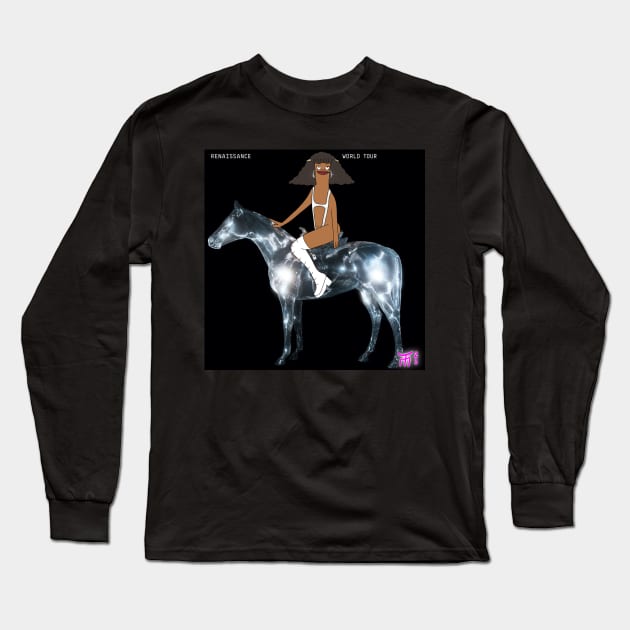 Burgers Marshmallow Bey Renaissance Long Sleeve T-Shirt by Tommymull Art 